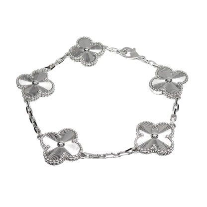 Van Cleef & Arpels Alhambra Bracelet 5 Motifs Guilloché P00004