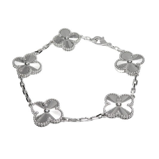 Van Cleef & Arpels Alhambra Bracelet 5 Motifs Guilloché P00004