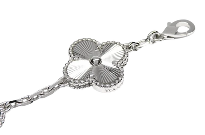 Van Cleef & Arpels Alhambra Bracelet 5 Motifs Guilloché P00004